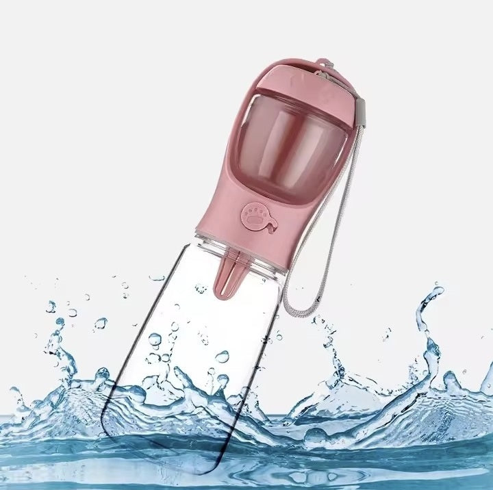2 in 1 Futter- und Wasserflasche